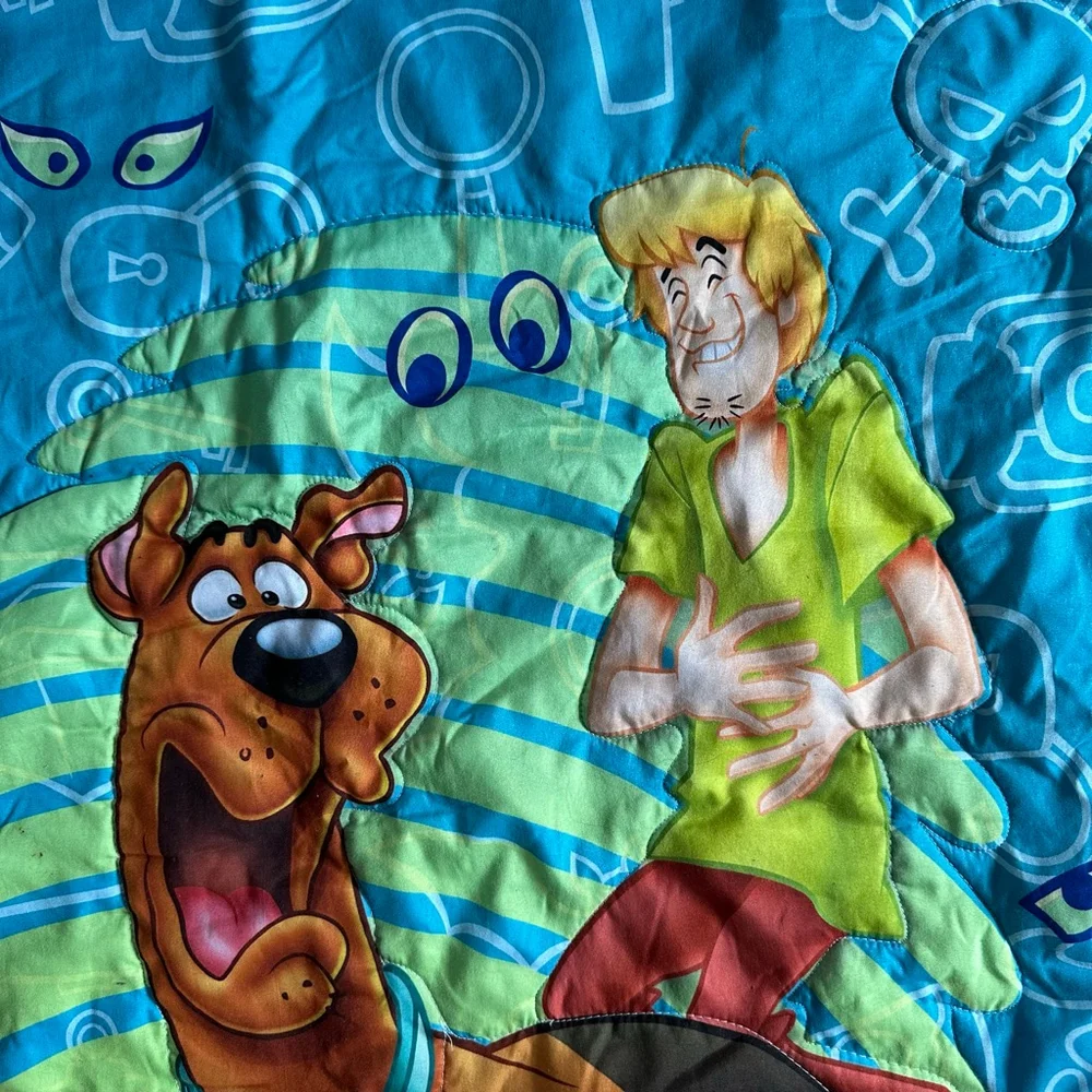 Scooby-Doo! Twin Quilt in Blue and Green